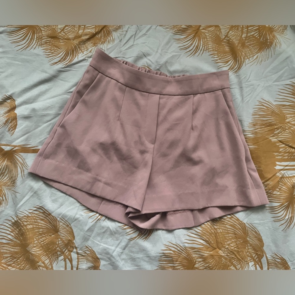 Babaton mauve/taupe dressy pleated short S
